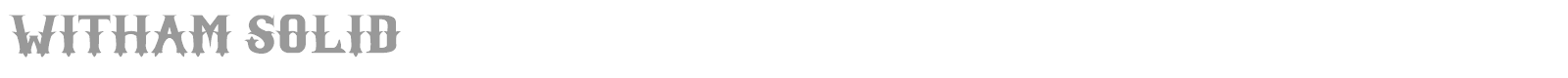 Witham font preview